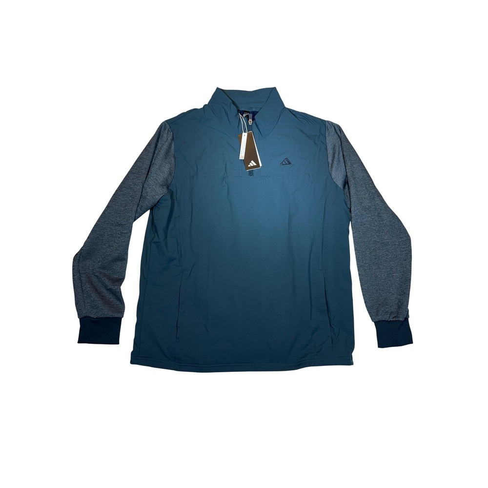Adidas Go-To Zip Golf Jacket Arctic Night Blue IB2005 Mens Medium NWT